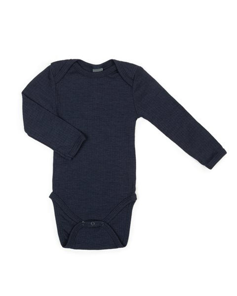 Smallstuff Langarm-Body aus Merinowolle