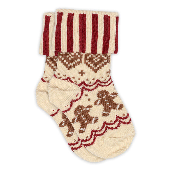 MP Denmark Weihnachtssocken ecru