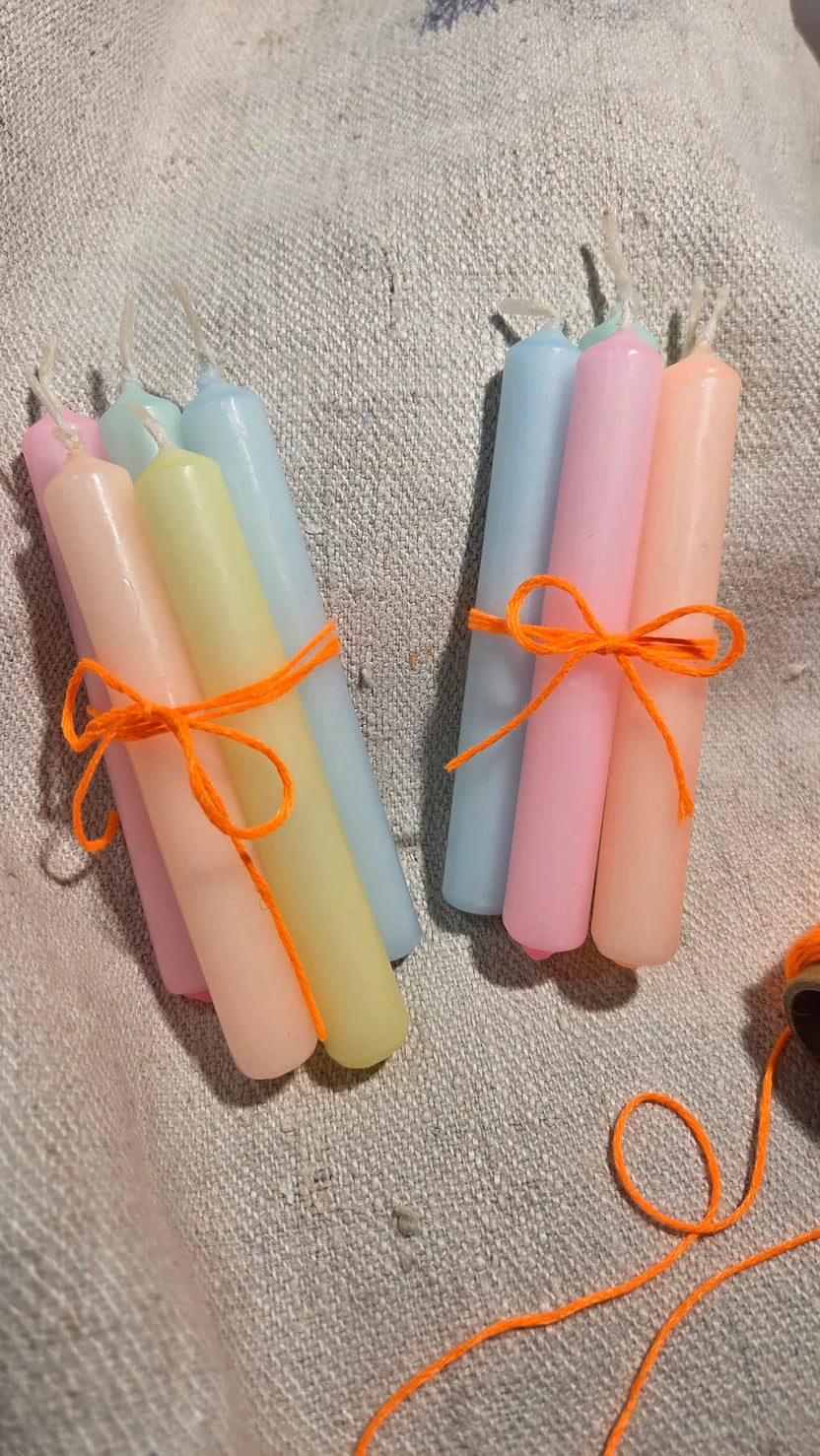Glowybox GLOWYBOX Geburtstagskerzen für Kerzenring pastell