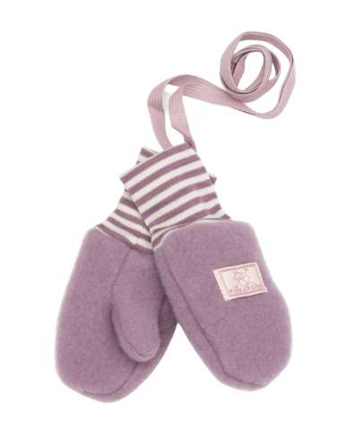 Pickapooh Baby Fäustel aus Wollfleece (alt rosé)