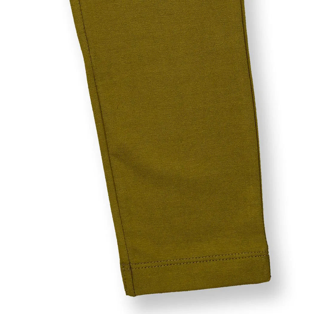 Sense Organics Leggings in dunklem Dunkelolivgrün, Modell LINDA