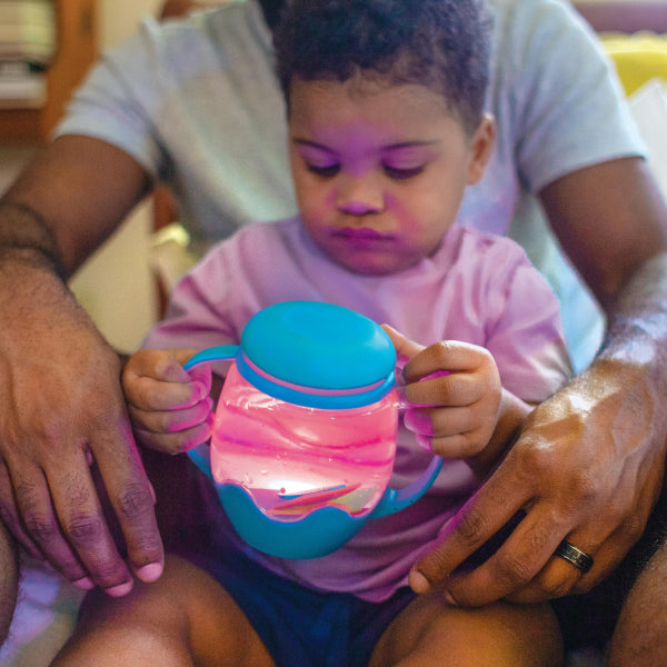 Glo Pals Mini Sensory Jar Blue
