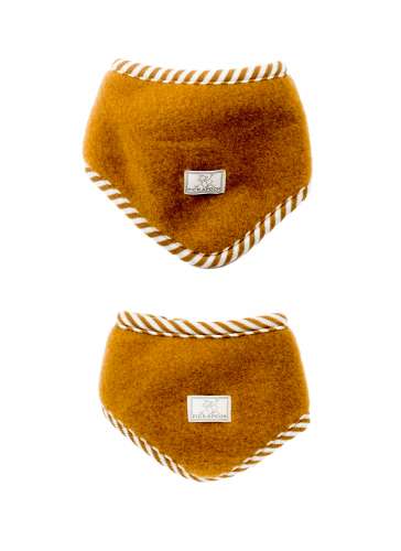 Pickapooh Baby Dreieckstuch Ringel (caramel)