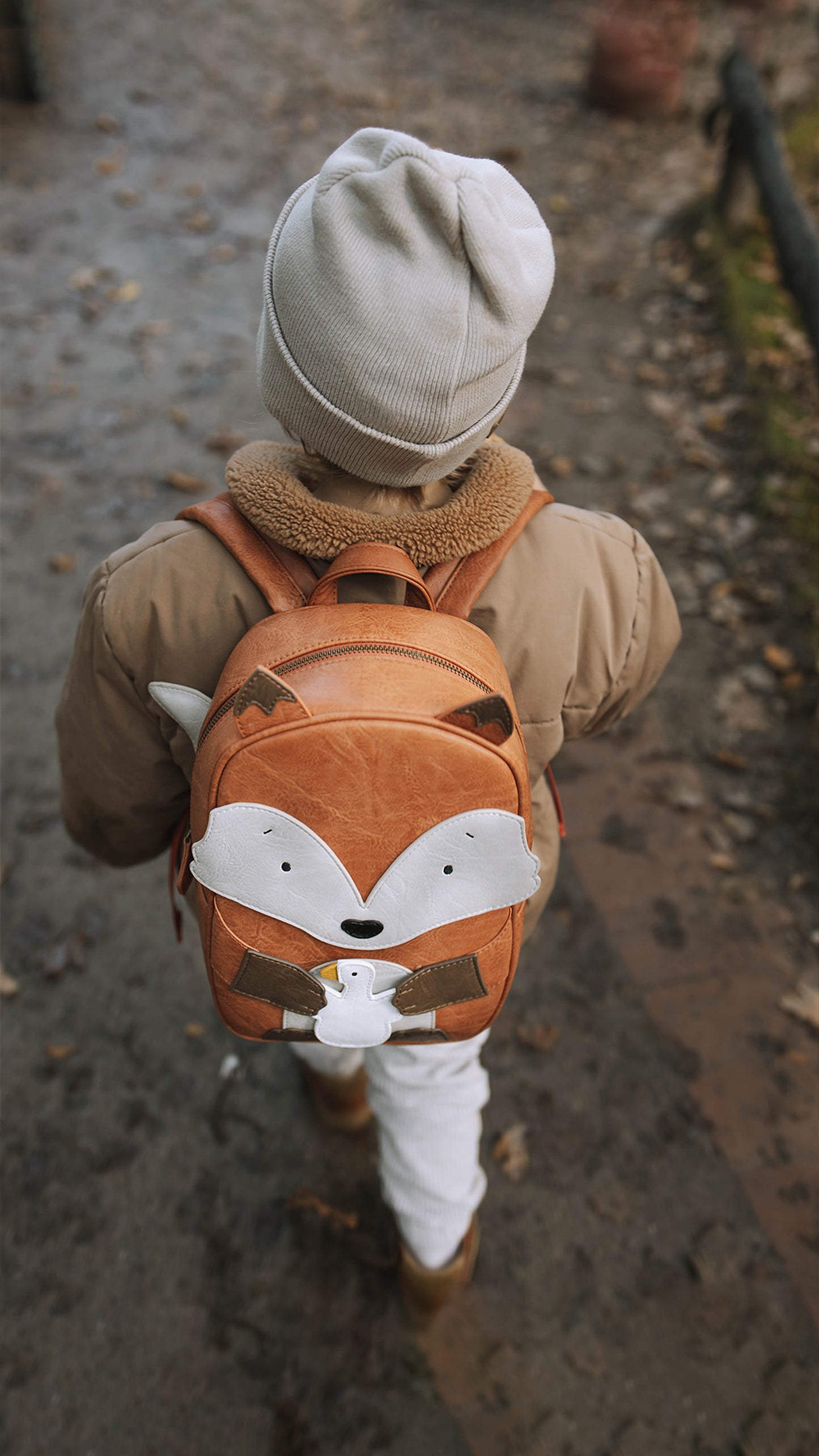 little-who-rucksack-kinder-kita-vegan-großer-fuchs-frankie