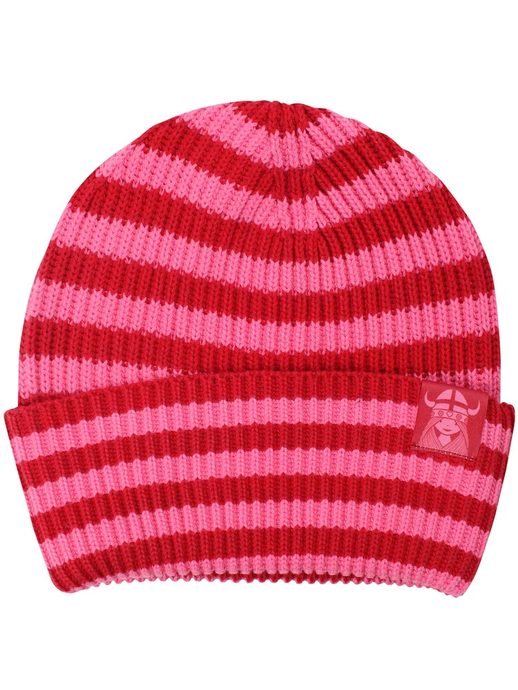Danafae Daneby Cotton Beanie Dark Red/Soft Cherry FREJA