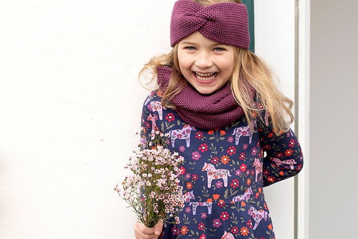 Enfant Terrible Drehkleid mit Pferdedruck