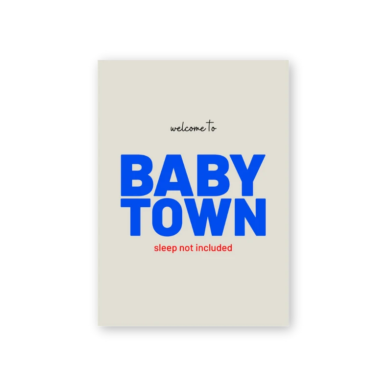 Herr & Frau Hempel Postkarte - BABYTOWN