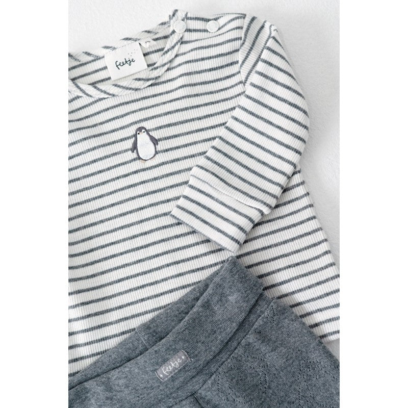 Feetje Baby Longsleeve - Penguin Cuddles