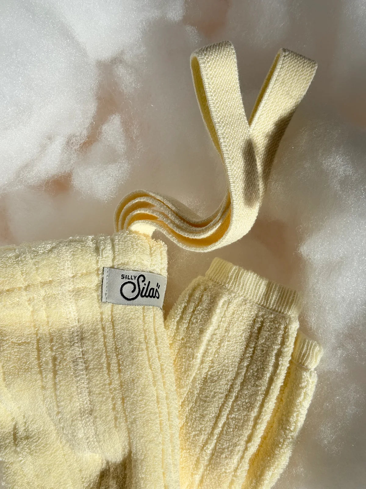 Silly Silas Grany Teddy footless tights (GOTS) lemon icing