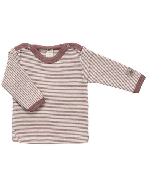 Lilano Langarmshirt Wolle/Seide mauve