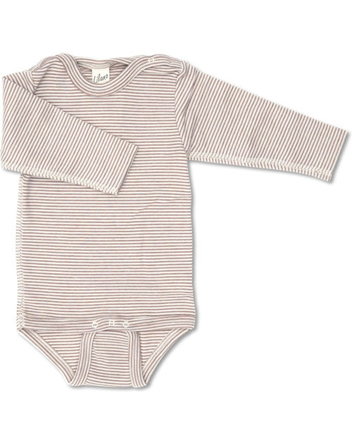 Lilano Langarmbody Wolle/Seide mauve