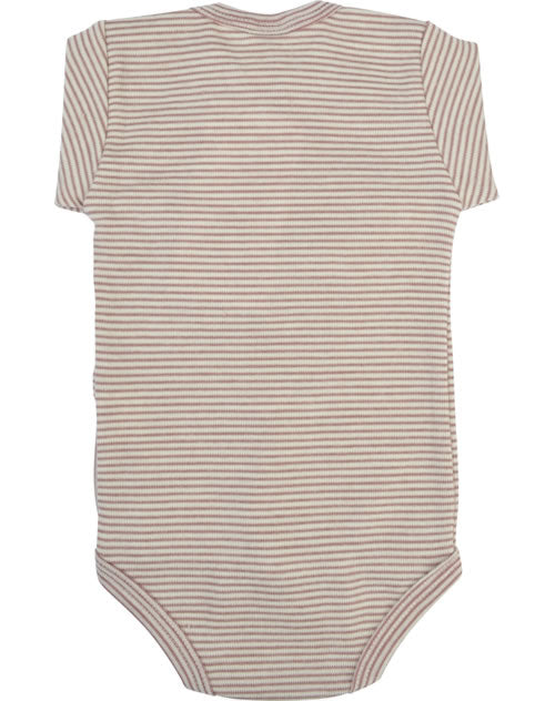 Lilano Langarm-Wickelbody Wolle/Seide mauve