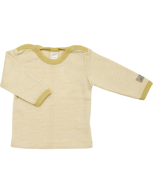 Lilano Langarmshirt Wolle/Seide kiwi