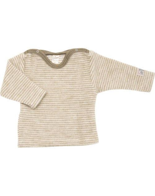 Lilano Wollfrotte Plüsch Shirt khaki