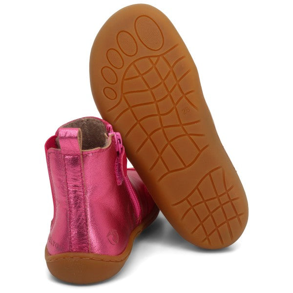 Telyo Barefoot Chelsea Boot Massai mit Wollfleece