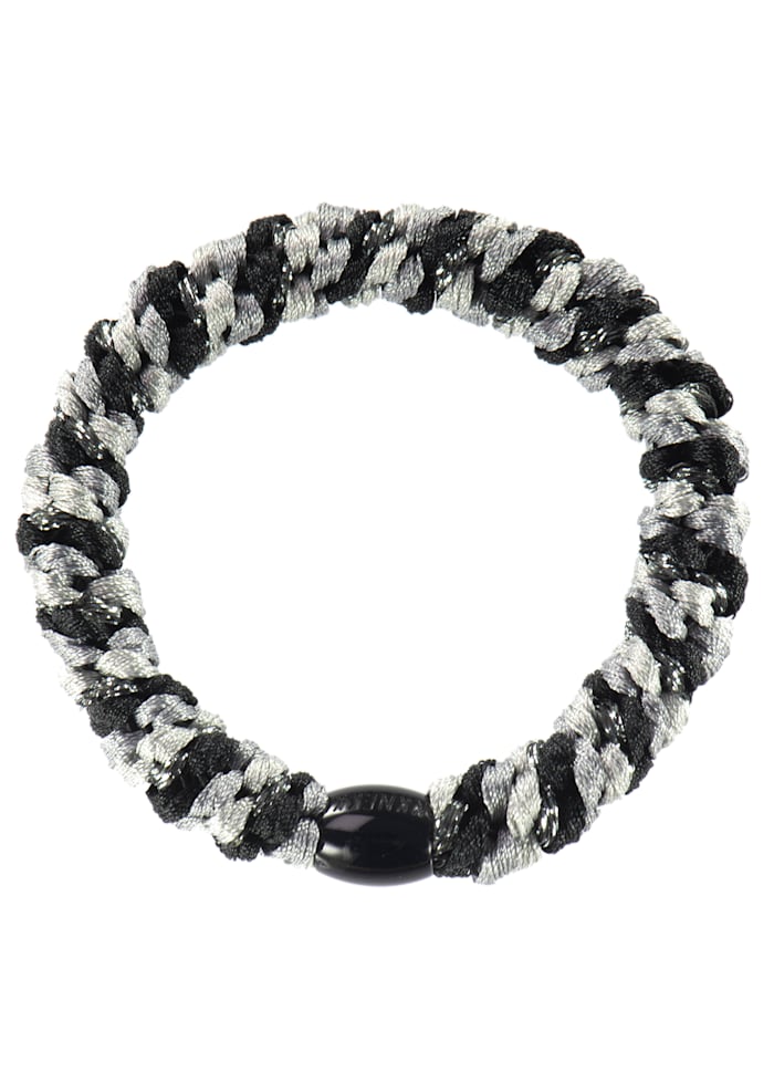 KKnekki Haargummi black-grey glitter