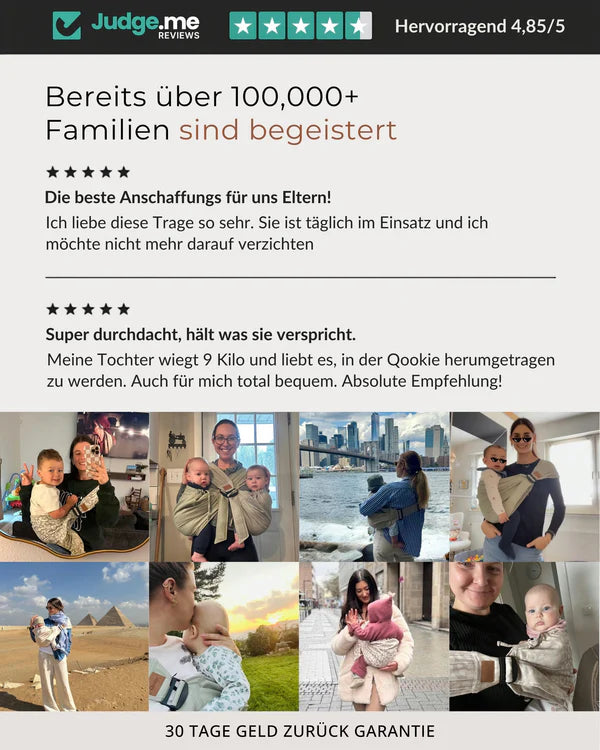 Qookie Go - Hüfttrage - Creme