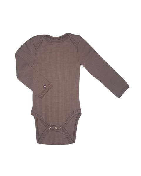 Smallstuff Langarm-Body aus Merinowolle