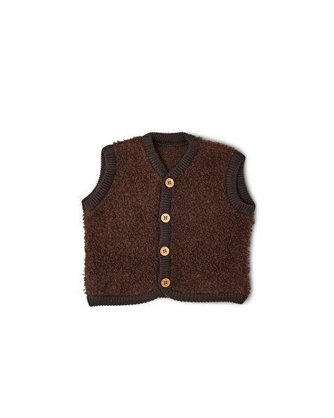 Smallstuff Kuschelige Bouclé-Wollweste