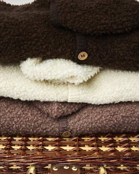 Smallstuff Kuschelige Bouclé-Wollweste