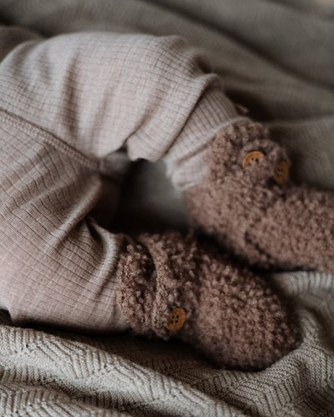 Smallstuff Bouclé-Wollbooties