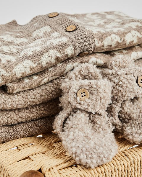 Smallstuff Bouclé-Wollbooties