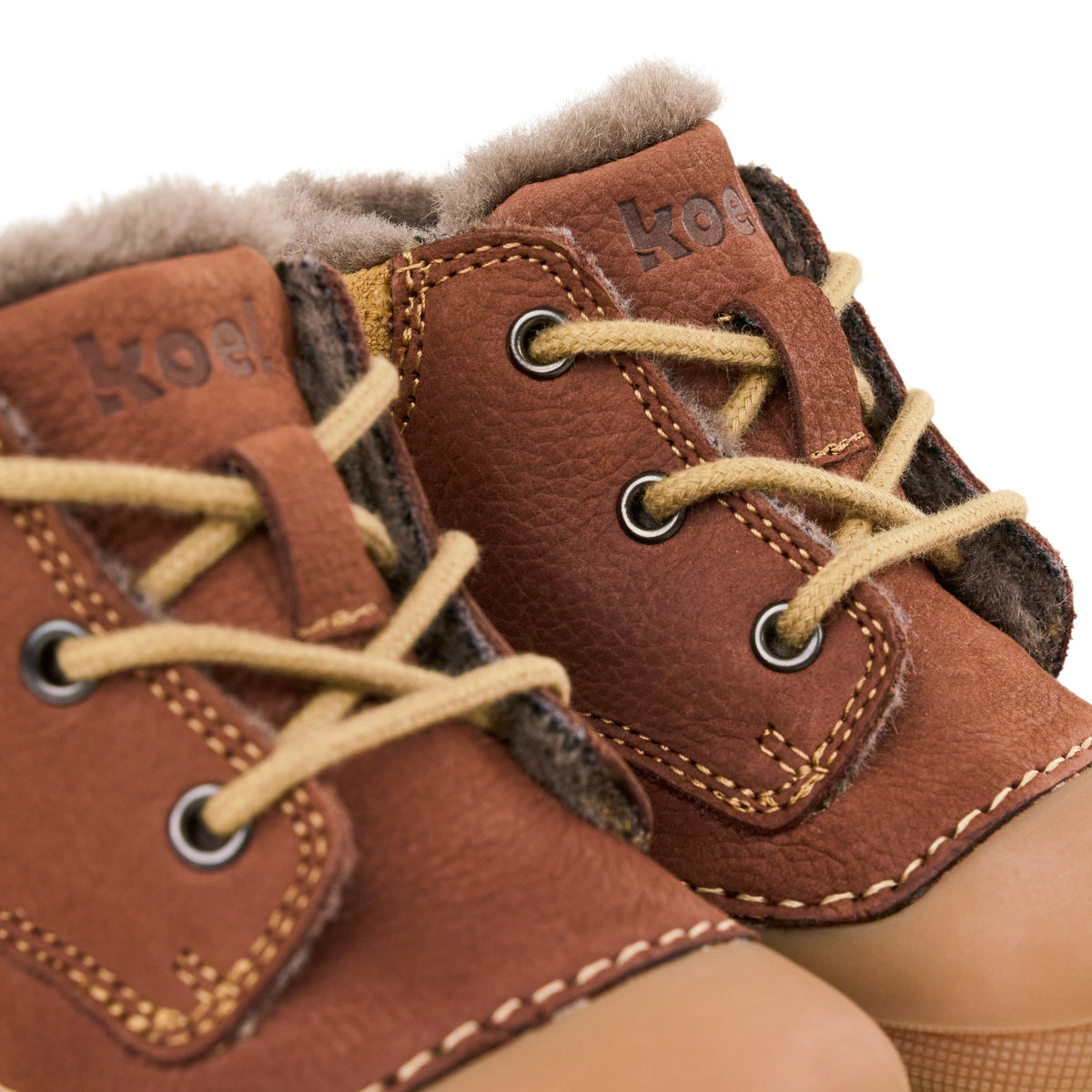 KOEL Barefoot Baby Ava Lauflerner Nappa choclate