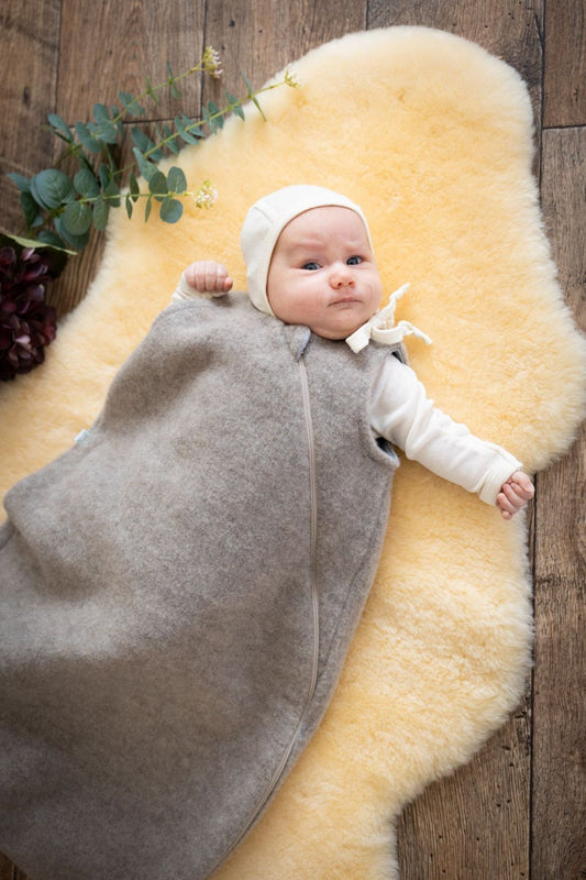 popolini Schlafsack Wollfleece 70 cm (0-6Monate)