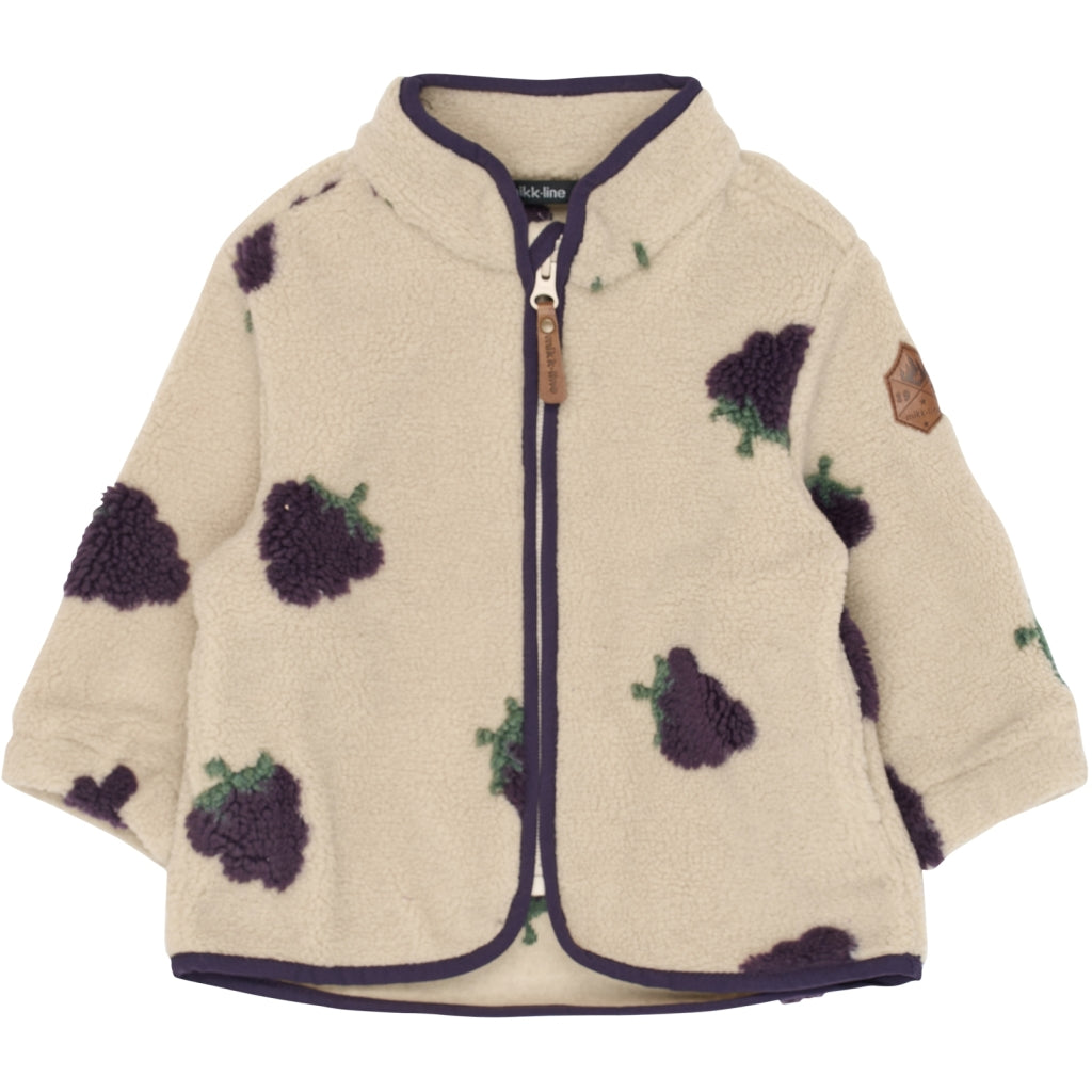 Mikk-Line Fleecejacke mit Weintrauben
