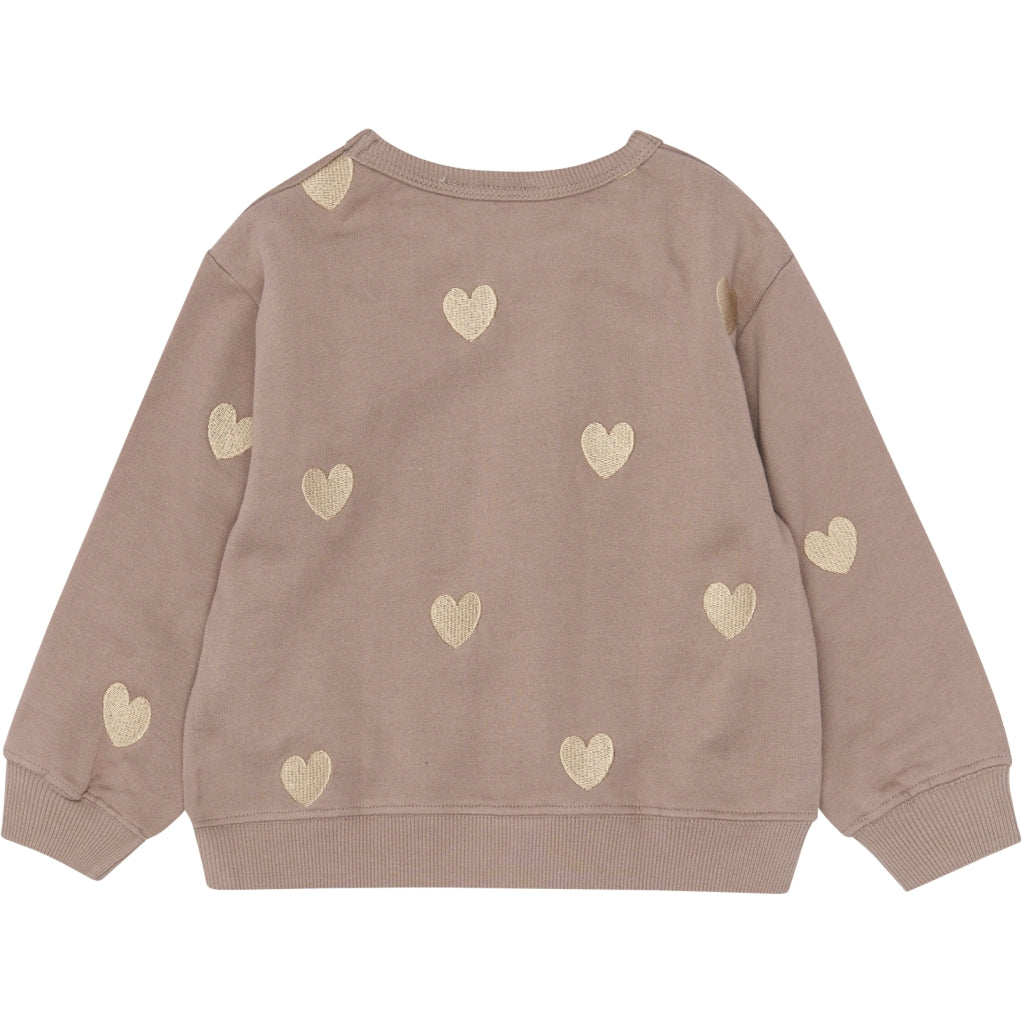 The New - Sweatshirt mit Herzenstickerei
