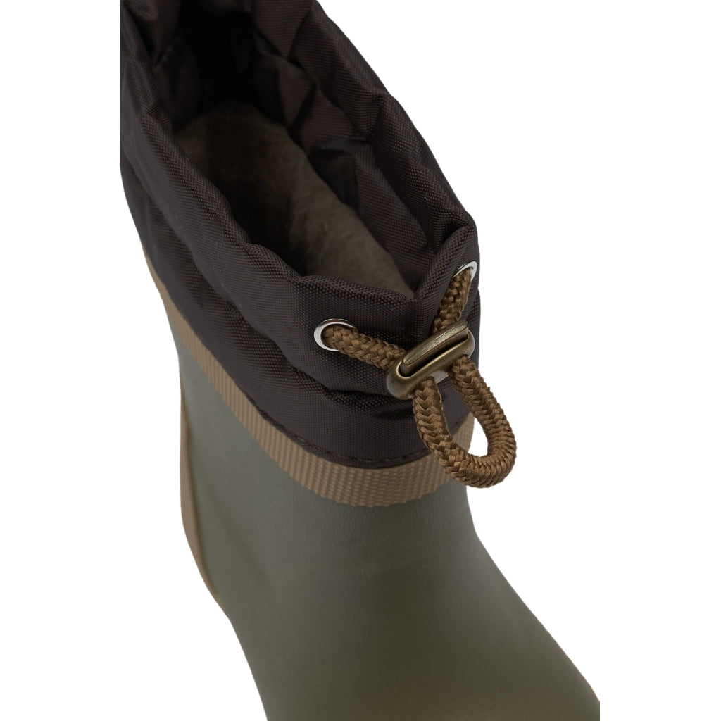 Mikkline - Gummistiefel Wellies Winter Barefoot dusty olive