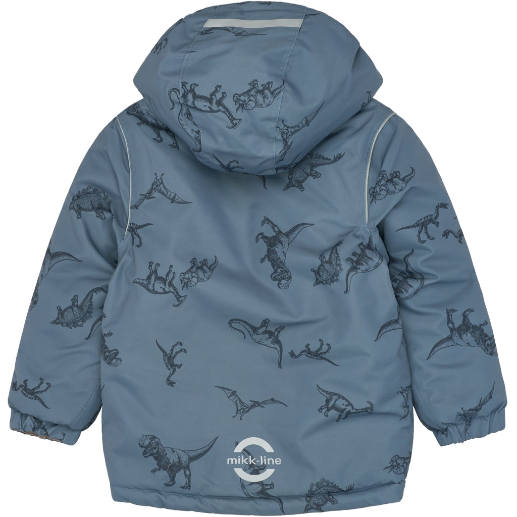 Mikk-Line Winterjacke mit Allover-Print Dino