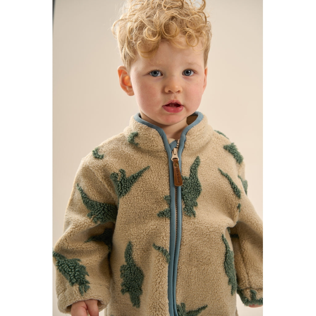 Mikk-Line Fleecejacke mit Dinos