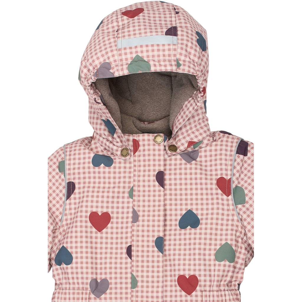 Mikk-Line Winterjacke mit Allover-Print Herzen