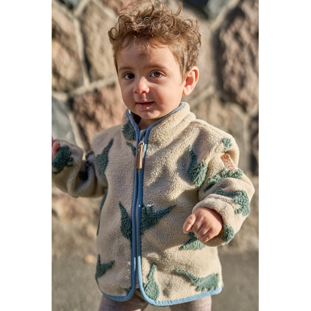 Mikk-Line Fleecejacke mit Dinos