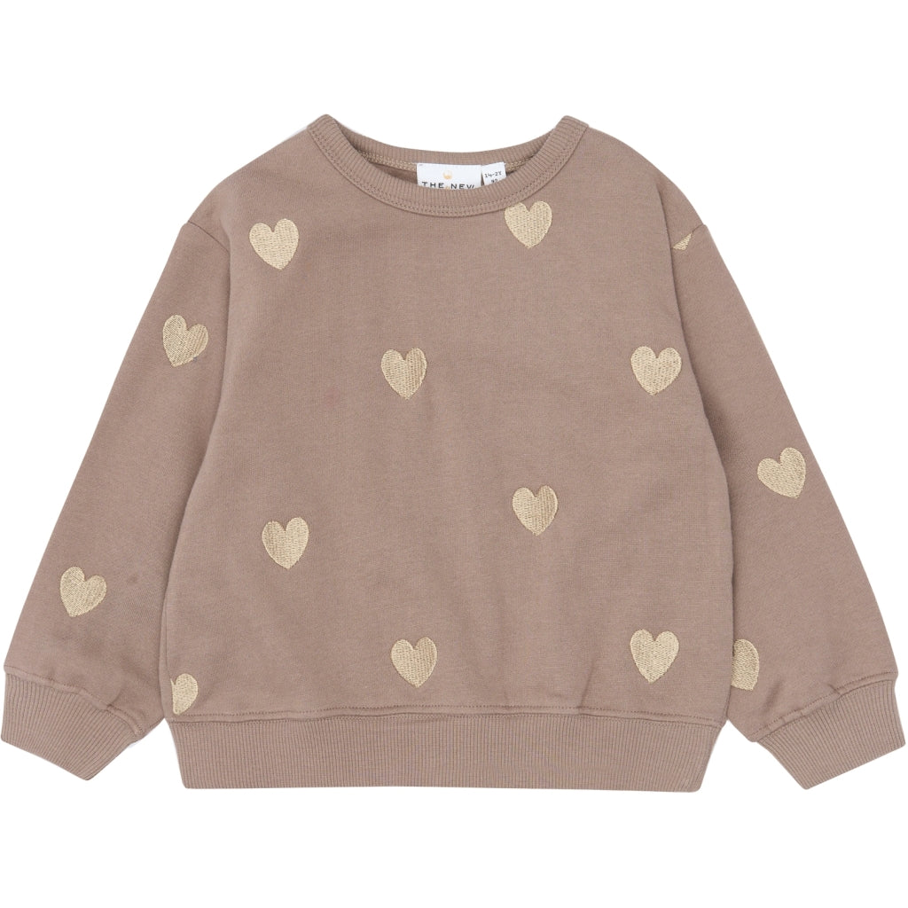 The New - Sweatshirt mit Herzenstickerei