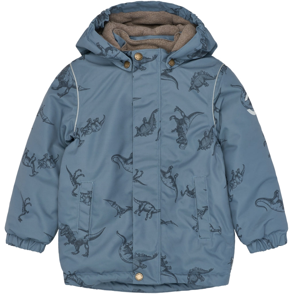 Mikk-Line Winterjacke mit Allover-Print Dino