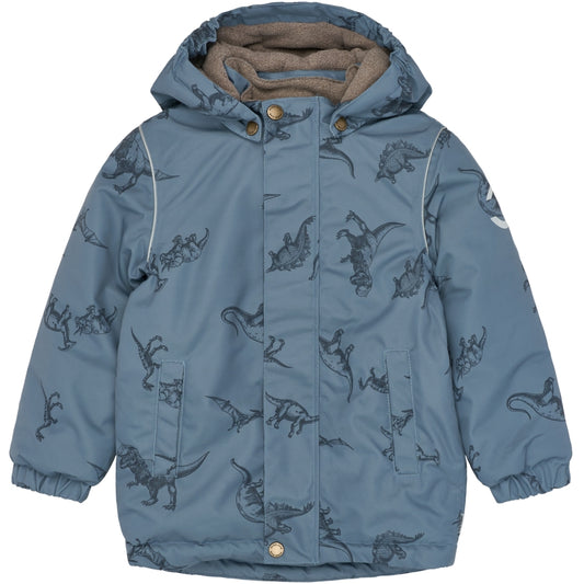 Mikk-Line Winterjacke mit Allover-Print Dino