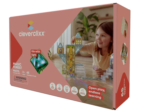 Cleverclixx Magischer Wald-Pack Pastell | 65 Teile