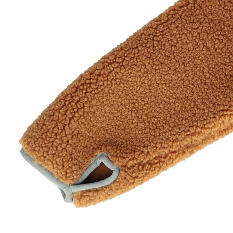 Maximo MINI-Jacke, Sherpa, Farbblock Reißverschluss
