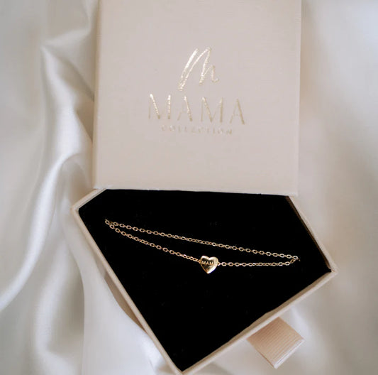 Mama Collectionmama's heart minimalistisch Gold Armband Herz graviert Mama