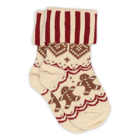 MP Denmark Weihnachtssocken ecru