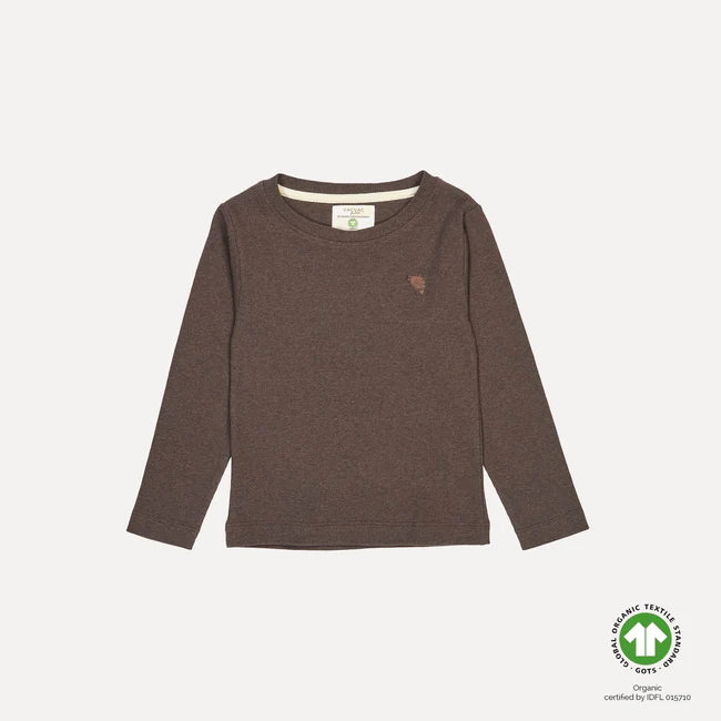 VAC413-CARLET-BLOUSE-DARK-BROWN-MELANGE-VACVAC-STUDIO