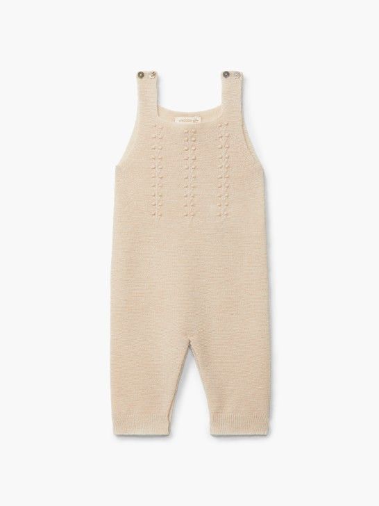 Wedoble gestrickte Latzhose aus Cashmere & Merino-Wolle