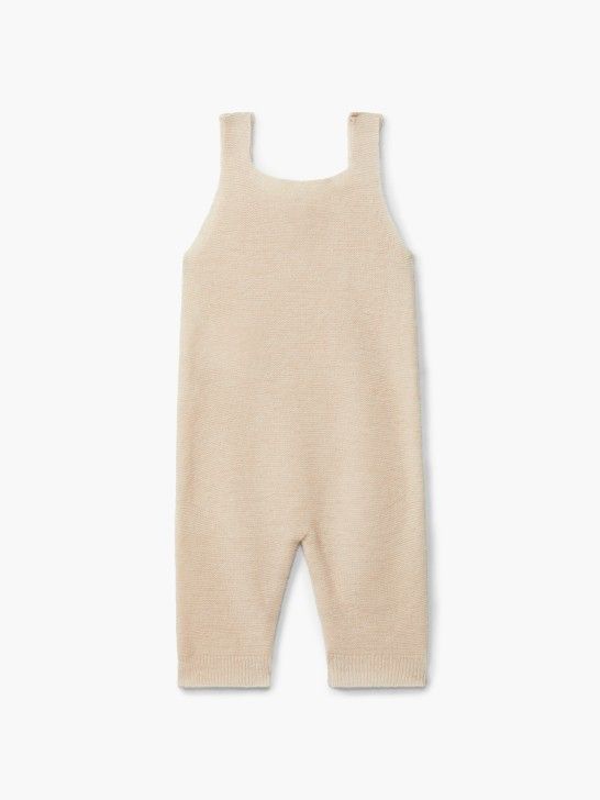 Wedoble gestrickte Latzhose aus Cashmere & Merino-Wolle