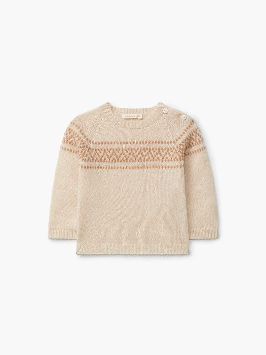 Wedoble Jacquard-Pullover aus Merino-Wolle & Cashmere
