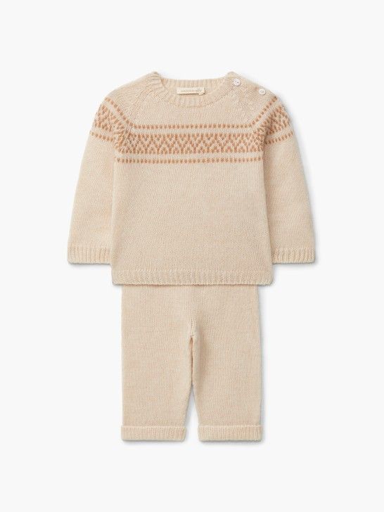 Wedoble Jacquard-Pullover aus Merino-Wolle & Cashmere