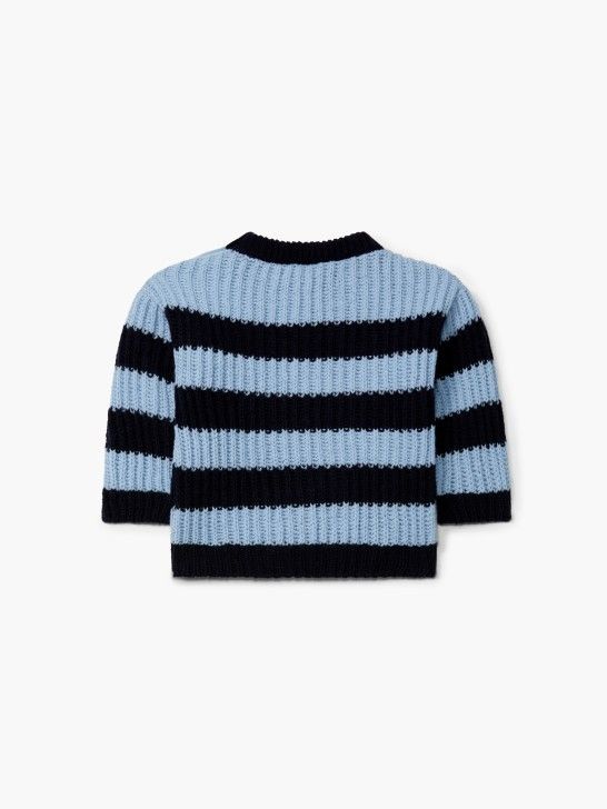 Wedoble Gestreifter Pullover aus Merinowolle