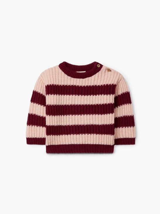 Wedoble Gestreifter Pullover aus Merinowolle