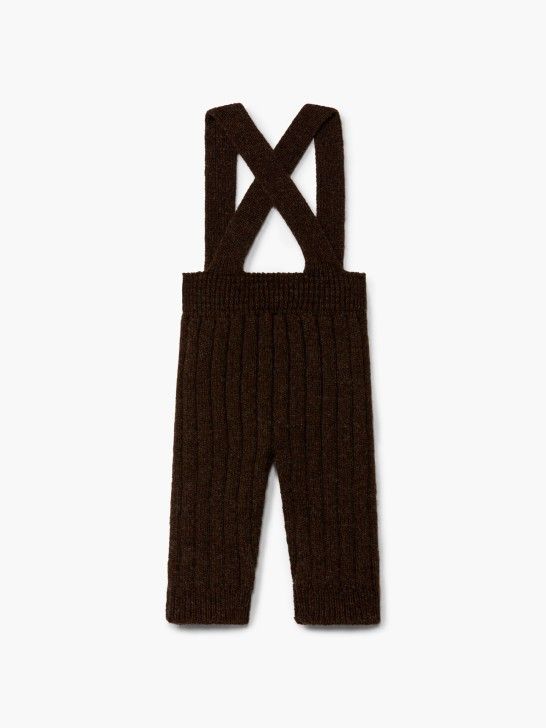 Wedoble gestrickte Latzhosen aus Merinowolle